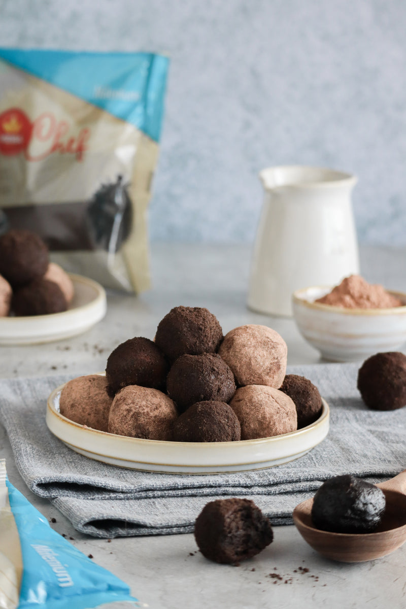 Brigadeiros de Bolacha Milenium