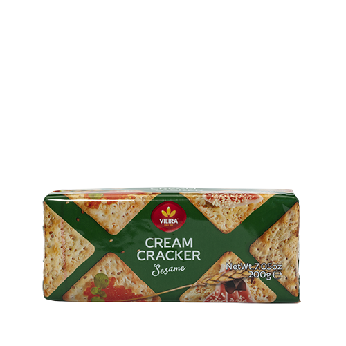 Cream Cracker Biscuits Sesame 200g
