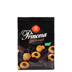 Bolachas Sortido Princesa Chocolate Negro 200g