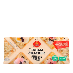 Bolachas Cream Cracker Pimenta Preta 200g