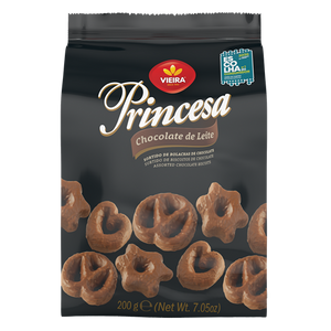 Bolachas Sortido Princesa Natal Chocolate de Leite 200g