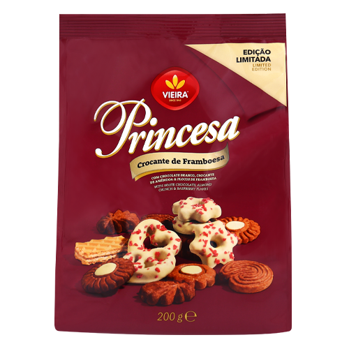 Bolachas Sortido Princesa Crocante de Framboesa 200g
