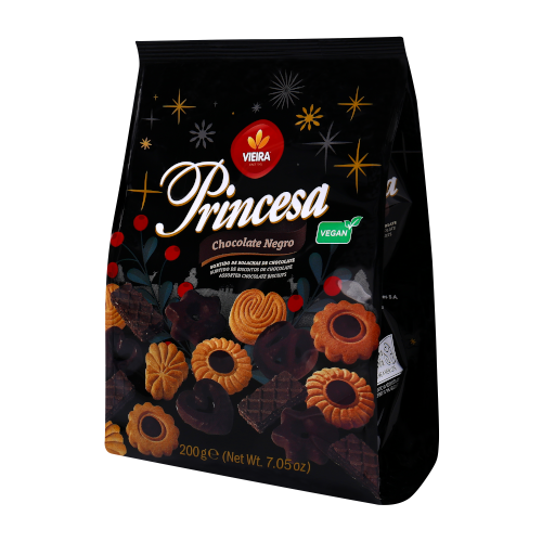 Princesa Assortment Biscuits Dark Chocolate 200g