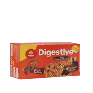 Bolachas Digestive Aveia Pepitas de Chocolate 270g