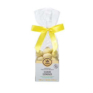 Amêndoas Premium Chocolate Branco Com Sabor Limão 160G Frente