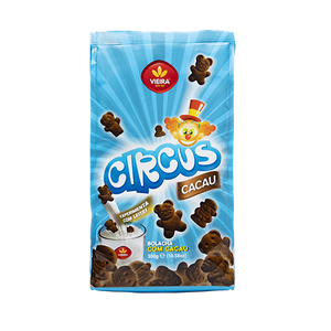 Bolachas Circus Cacau 300G Frente