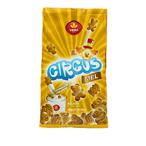 Bolachas Circus Mel 300G Frente