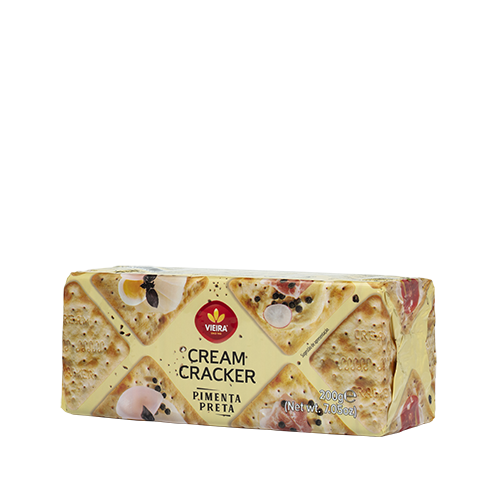 Bolachas Cream Cracker Pimenta Preta 200g