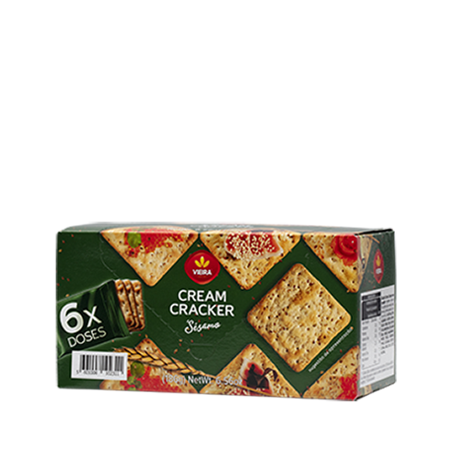 Bolachas Cream Cracker Sésamo 186g