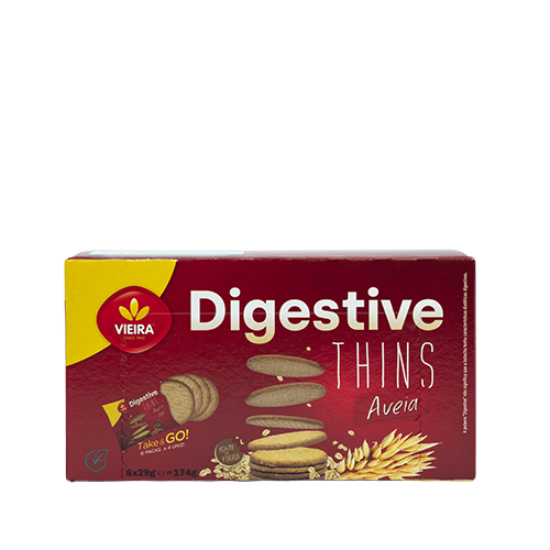 Digestive Thins Biscuits Oatmeal 174g