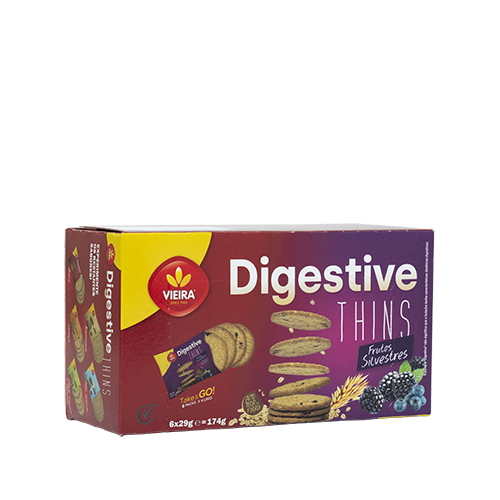 Bolachas Digestive Thins Frutos Silvestres 174g Lateral