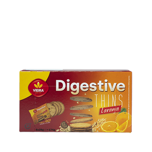 Bolachas Digestive Thins Laranja 174g