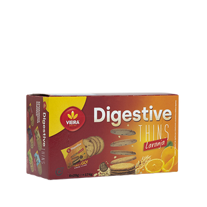 Bolachas Digestive Thins Laranja 174g