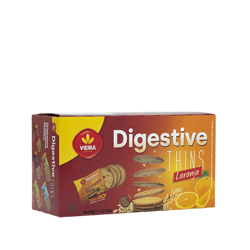 Digestive Thins Biscuits Orange 174g 