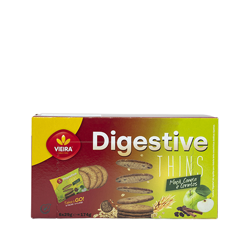 Digestive Thins Biscuits Apple, Cinnamon And Currants 174g   