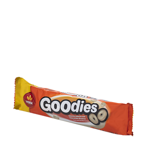Bolachas Goodies Chocolate Branco 150g Lateral