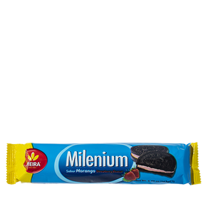 Bolachas Milenium Morango 163g Frente