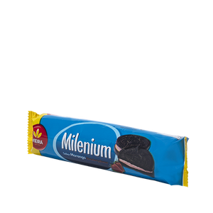 Bolachas Milenium Morango 163g Lateral
