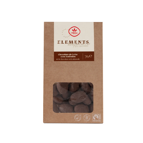 Elements Chocolate de Leite com Amêndoa 70g
