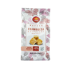 Wafers Framboesa 125G Frente