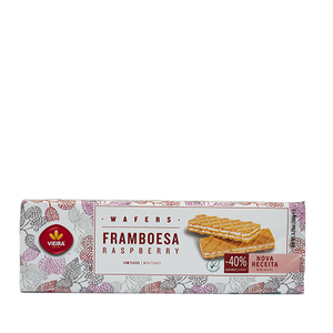 Wafers Framboesa 150G Frente