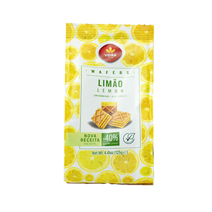 Wafers Limão 125G Frente